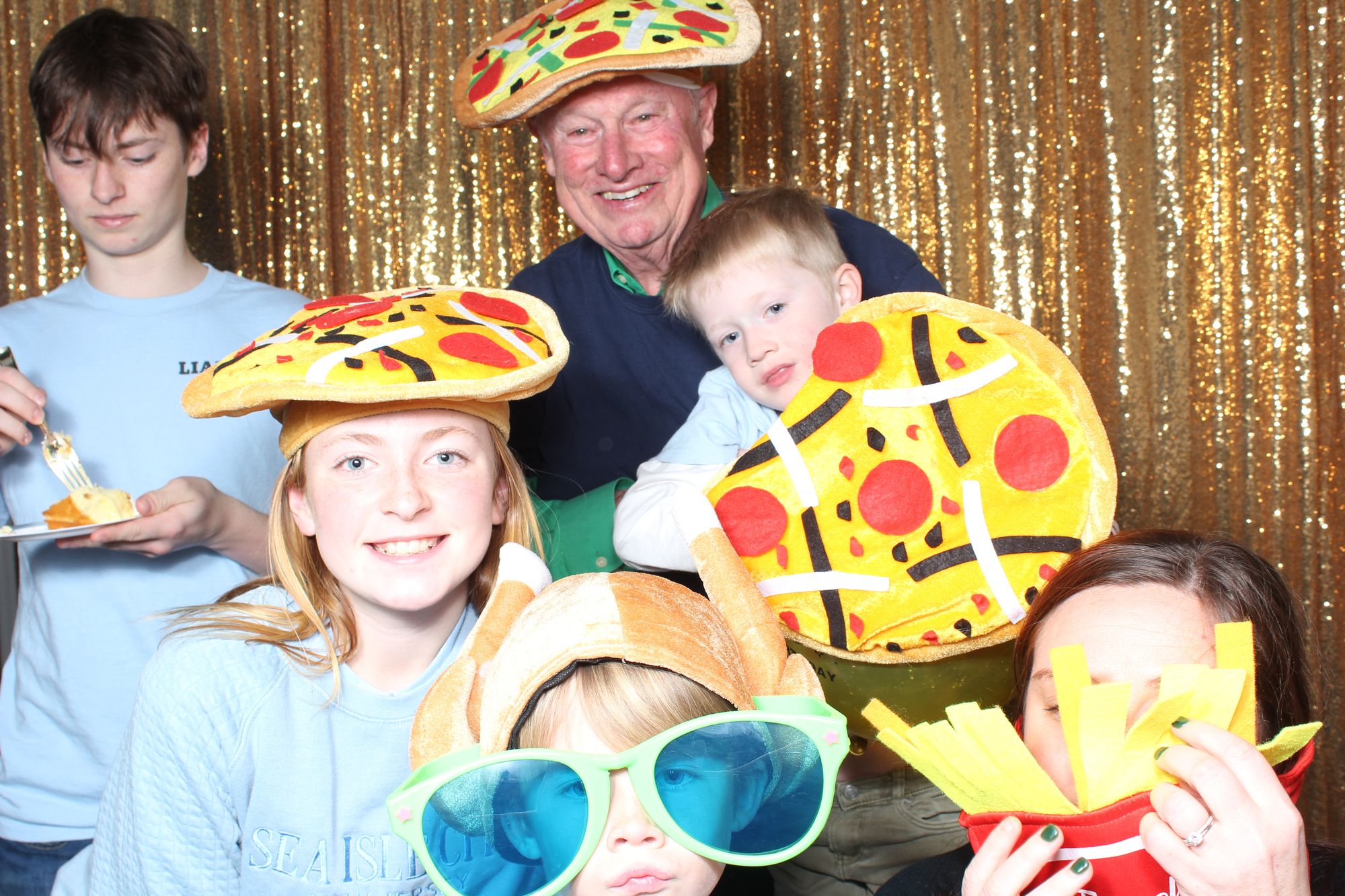 Group photo from an Oh Snap! photo booth